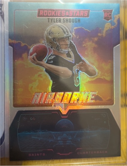 2025 Panini Rookies & Stars #RC Tyler Shough Airborne — front