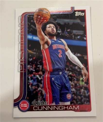 2025-26 Topps #40 Cade Cunningham — front