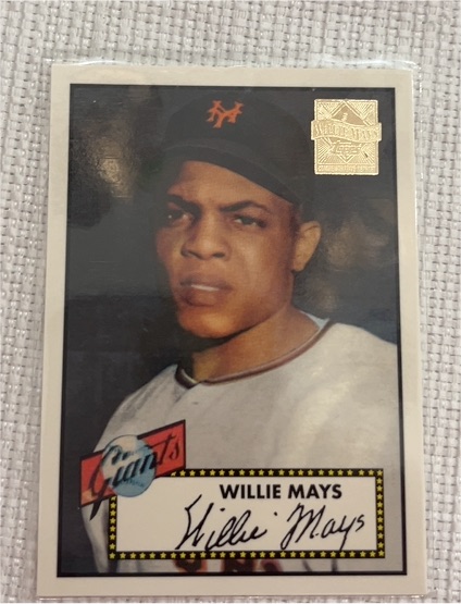 1996 Topps #2 Willie Mays — front
