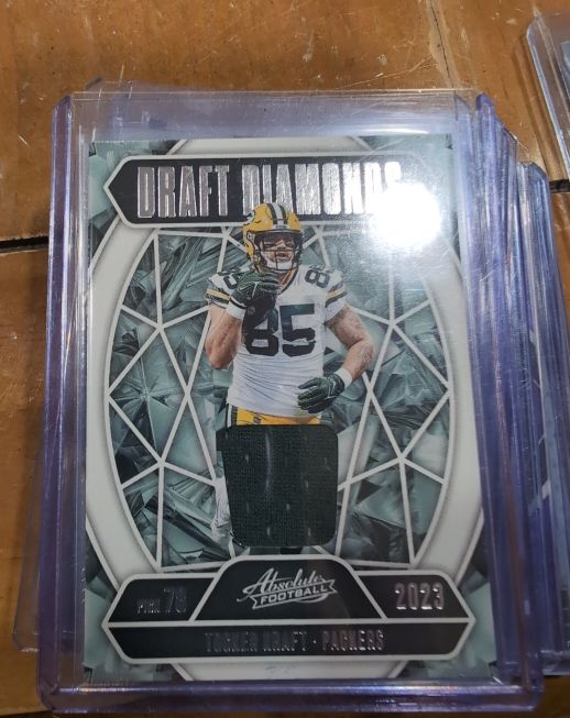 2023 Panini Absolute Draft Diamonds #DDJ-TTR Tyron Tracy Jr. Packers — front