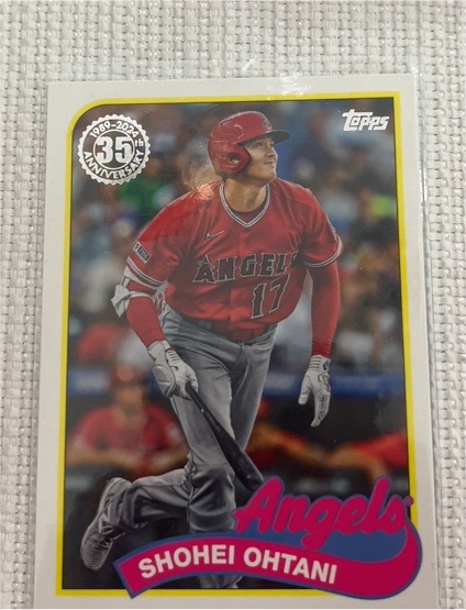 2024 Topps #89B-16 Shohei Ohtani 1989 Topps 35th Anniversary — front