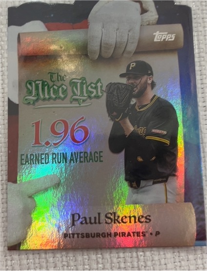 2025 Topps Holiday #MNL-11 Paul Skenes — front