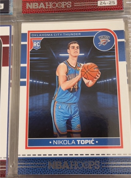 2024-25 Panini NBA Hoops #242 Nikola Topić — front