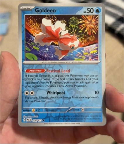 2025 Pokemon SV: Prismatic Evolutions #020 Goldeen — front