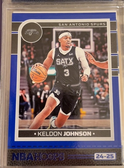2024-25 Panini NBA Hoops #140 Keldon Johnson — front