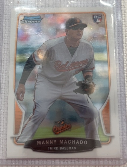 2013 Bowman Chrome #205 Manny Machado — front
