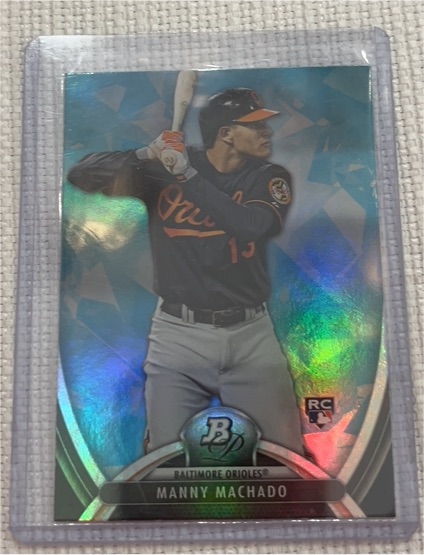 2013 Bowman Platinum #42 Manny Machado — front