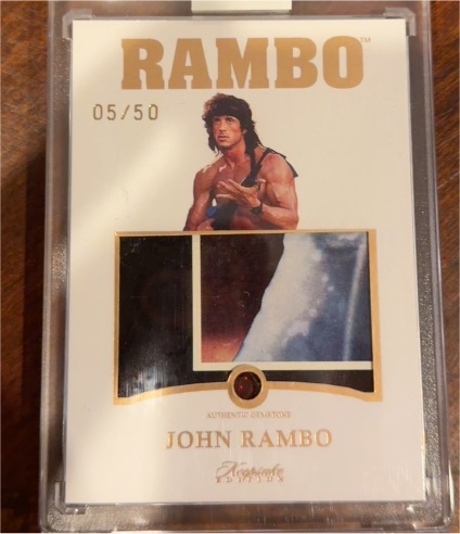 2024 Keepsake Edition John Rambo #05/50 — front