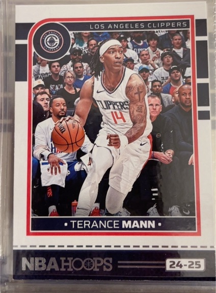 2024-25 Panini NBA Hoops #189 Terance Mann — front