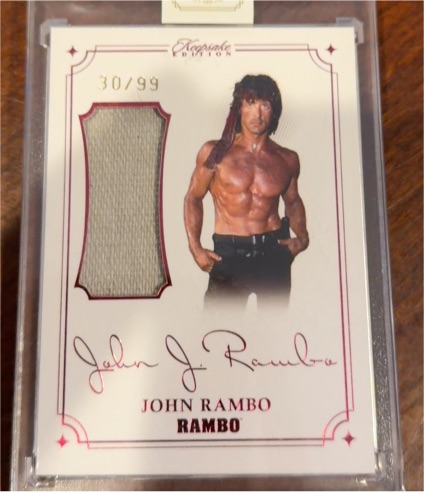 2024 Keepsake John Rambo #30/99 — front