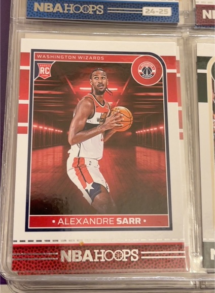 2024-25 Panini NBA Hoops #232 Alexandre Sarr — front