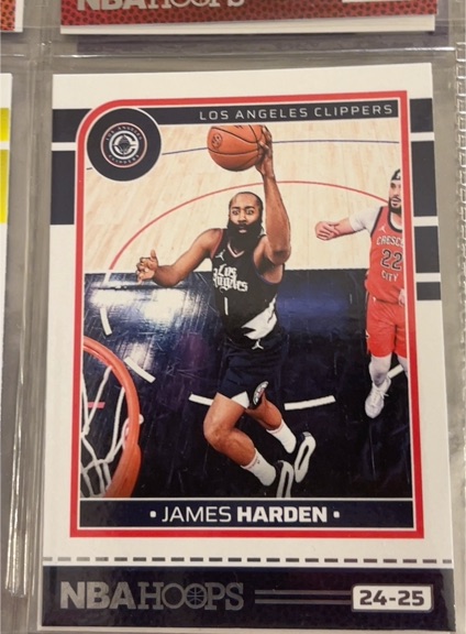 2024-25 Panini NBA Hoops #202 James Harden — front