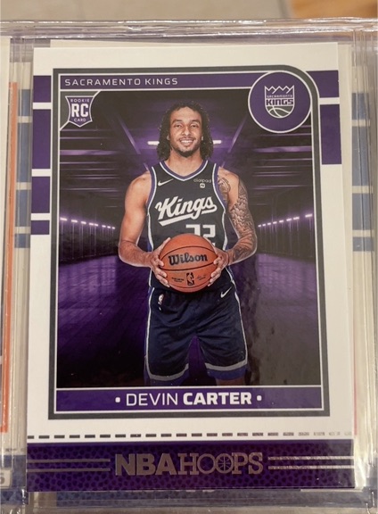 2024-25 Panini NBA Hoops #243 Devin Carter — front