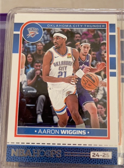 2024-25 Panini Hoops #192 Aaron Wiggins — front