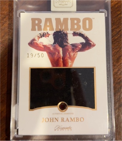 2024 Keepsake Edition John Rambo #19/50 — front