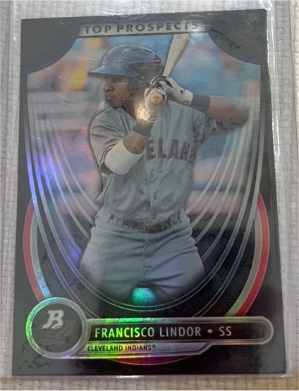 2013 Bowman Platinum Top Prospects #TP-FL Francisco Lindor — front