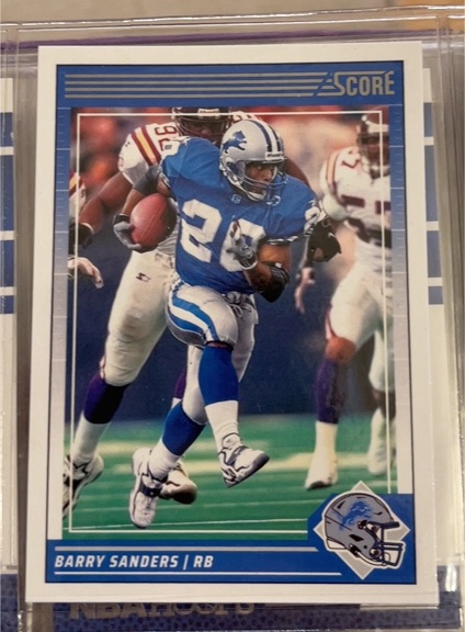 2024 Panini Score #98 Barry Sanders — front