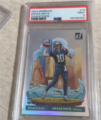 2024 Donruss #13 Drake Maye Downtown! — front