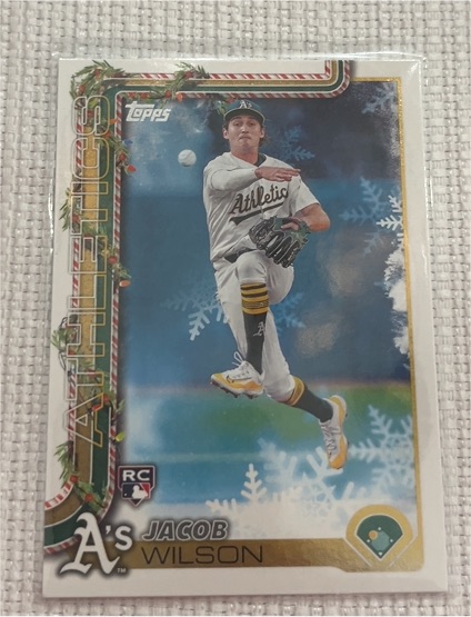 2025 Topps Holiday #H4 Jacob Wilson — front