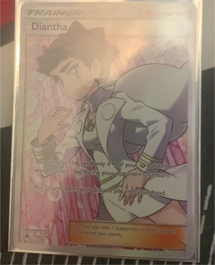 2015 Pokémon Sun & Moon Forbidden Light #130 Diantha — front
