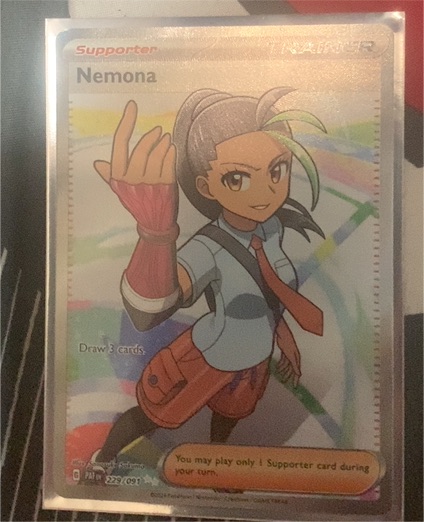 2023 Pokémon TCG Scarlet & Violet Paldean Fates #229/091 Nemona — front