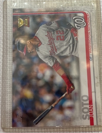 2019 Topps #213 Juan Soto — front