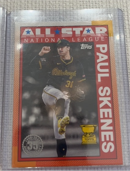2025 Topps Series 2 1990 Topps Baseball All-Stars #90AS-17 Paul Skenes — front