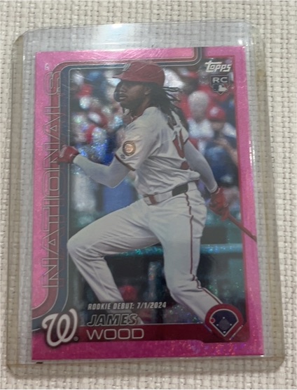 2025 Topps Update #US218 James Wood — front