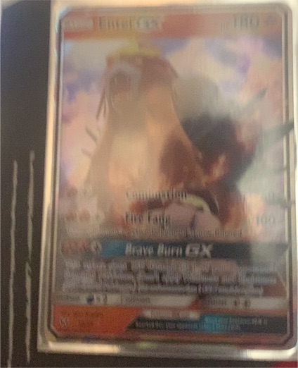 2017 Pokemon Sun & Moon Shining Legends #10 Entei GX — front