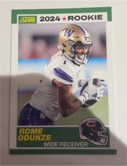 2024 Score 35th Anniversary Rookie #6 Rome Odunze — front