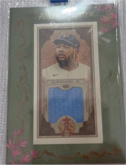 2025 Topps Allen & Ginter #MFR-VG Vladimir Guerrero Jr. — front