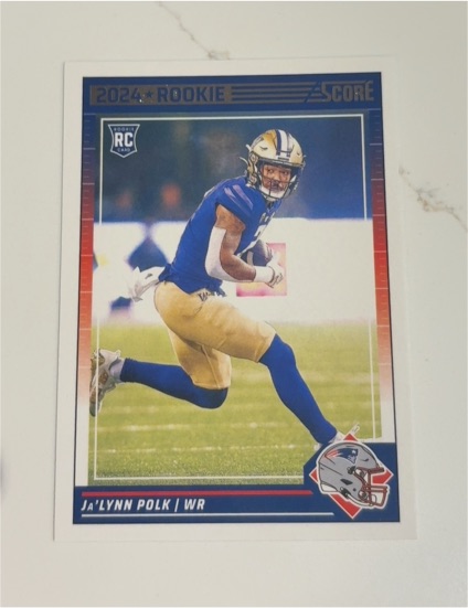 2024 Panini Score #356 Ja'Lynn Polk Rookie — front
