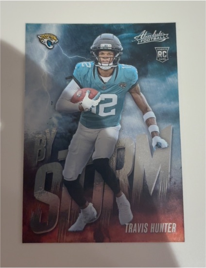 2025 Panini Absolute #17 Travis Hunter By Storm — front