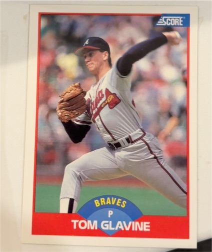 1989 Score #442 Tom Glavine — front