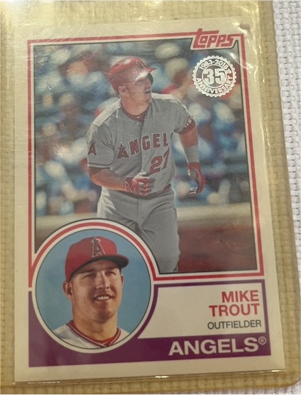 2018 Topps 35th Anniversary #83-13 Mike Trout — front