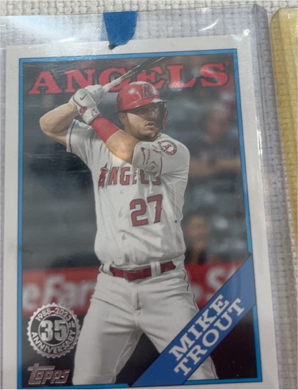 2023 Topps Series 2 #2T88-27 Mike Trout 1988 Topps Baseball 35th Anniversary — front
