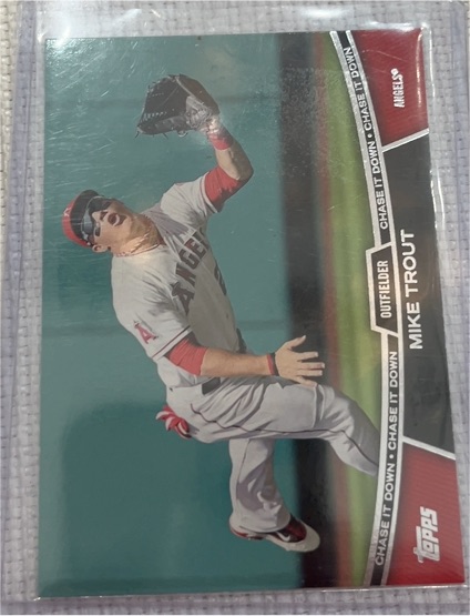 2013 Topps Chase It Down #CD-1 Mike Trout — front