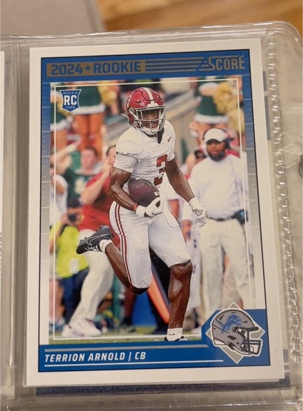 2024 Panini Score #315 Terrion Arnold — front