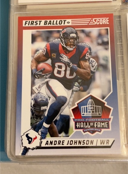 2024 Panini Score First Ballot #3 Andre Johnson — front