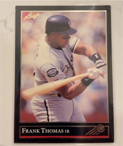 1992 Leaf #349 Frank Thomas — front