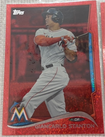 2014 Topps Chrome #173 Giancarlo Stanton — front