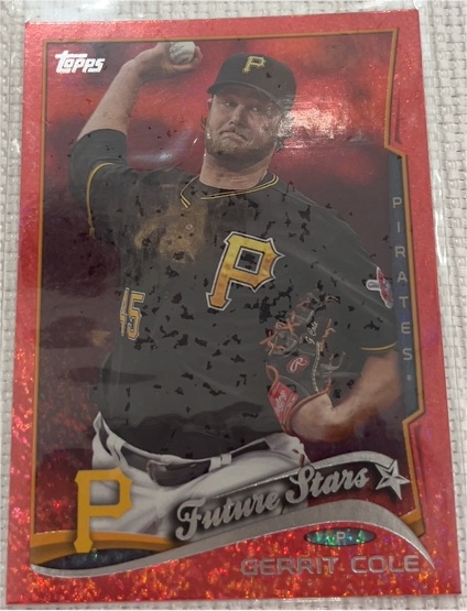 2014 Topps #179 Gerrit Cole Future Stars Red Hot Foil — front