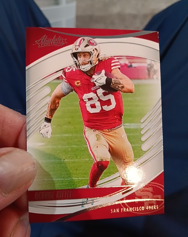 2025 Panini Absolute Football #18 George Kittle — front