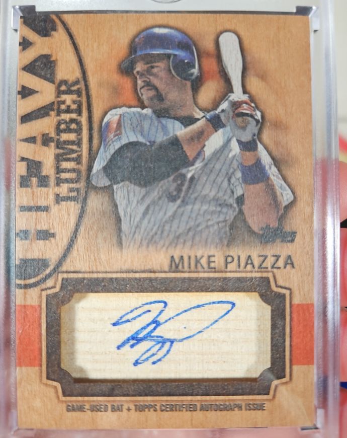 2025 Topps Heavy Lumber Mike Piazza — front