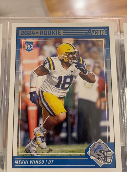 2024 Panini Score #372 Mekhi Wingo Rookie — front