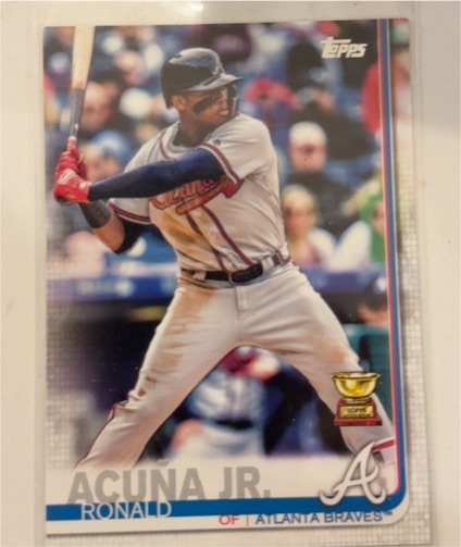 2019 Topps #1 Ronald Acuna Jr. — front