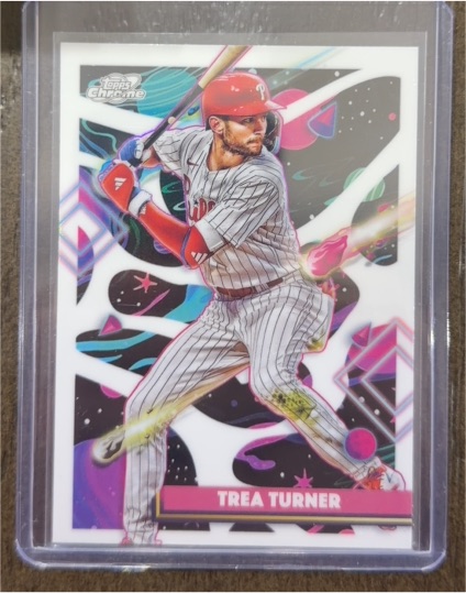2025 Topps Cosmic Chrome #123 Trea Turner — front