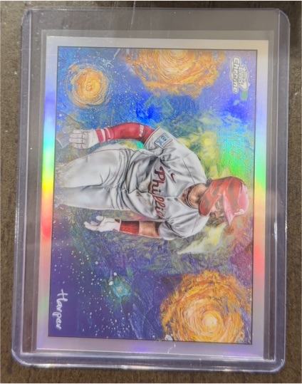 2025 Topps Chrome Cosmic #STN-22 Bryce Harper — front