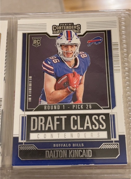 2023 Panini Contenders #7 Dalton Kincaid Draft Class — front