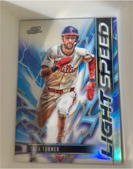 2025 Topps Chrome Cosmic #LS-8 Trea Turner — front